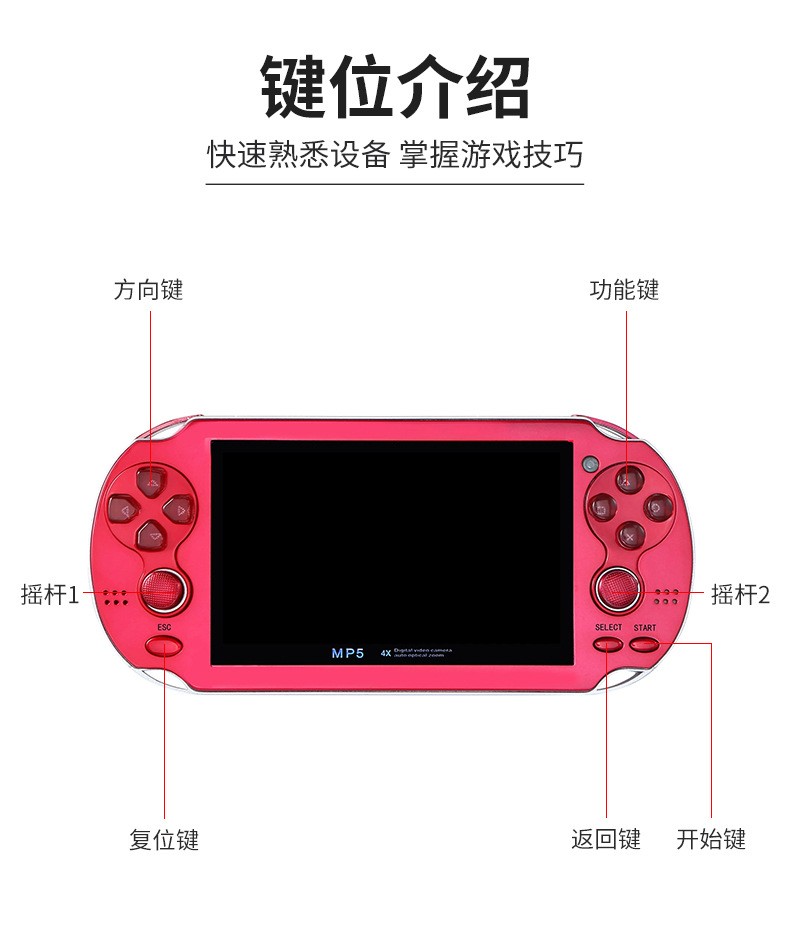 儿童游戏机 PSP游戏机8GB厂家批发街机掌上游戏机详情图7