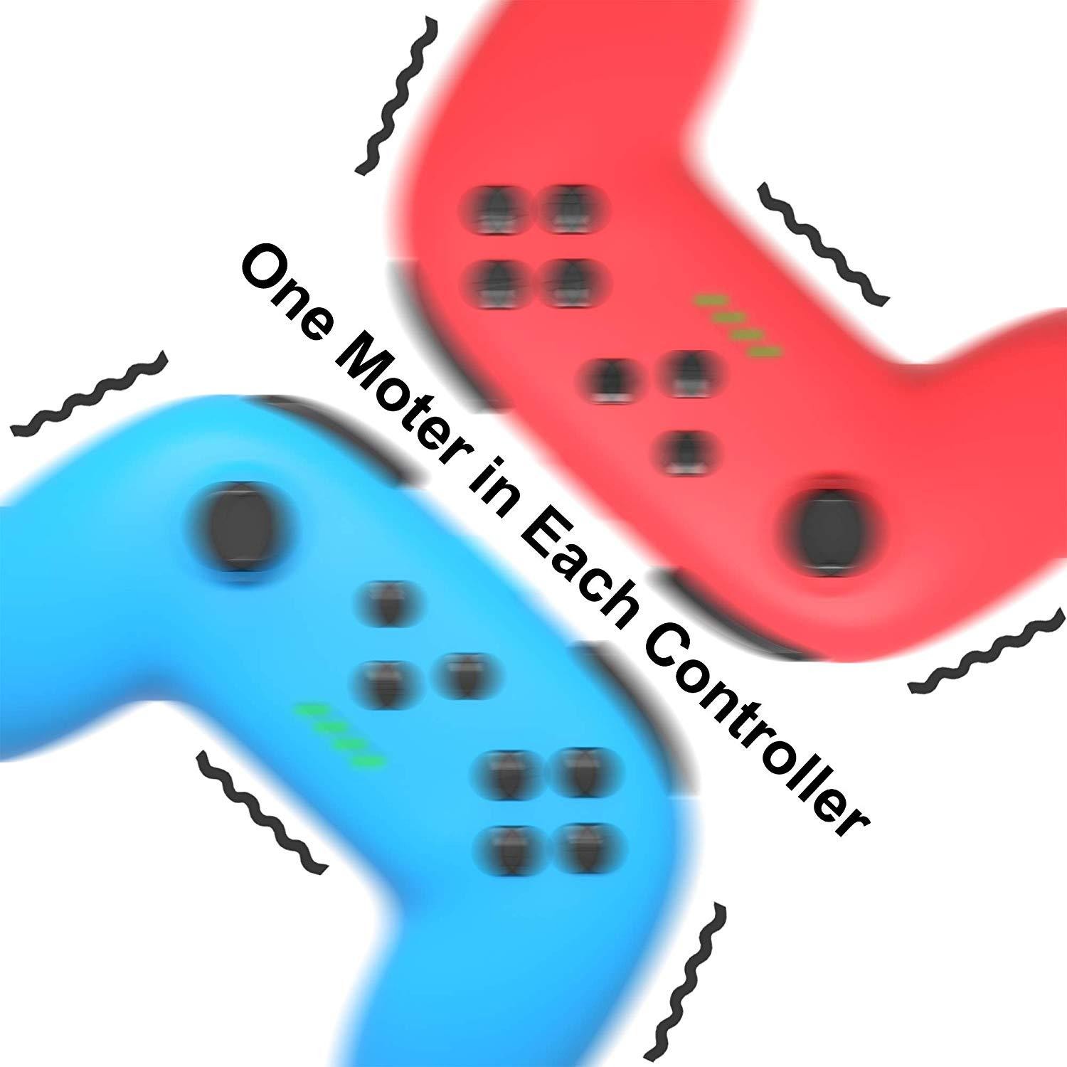 switch pro无线蓝牙游戏手柄NS lite迷你握把手把 双振动喷橡胶油详情图4