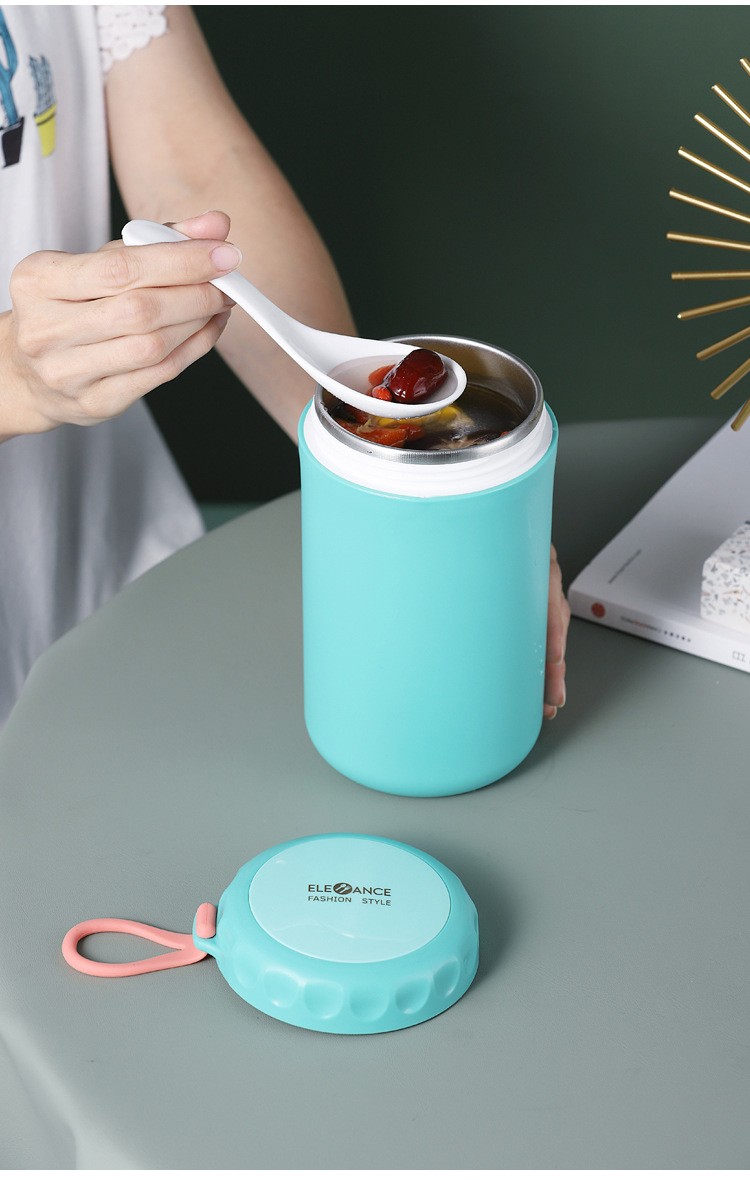 Stainless steel insulated soup cup 750ml sealed leak-proof cup, stewing pot, office worker breakfast porridge cup, portable cup -8 detail image 15