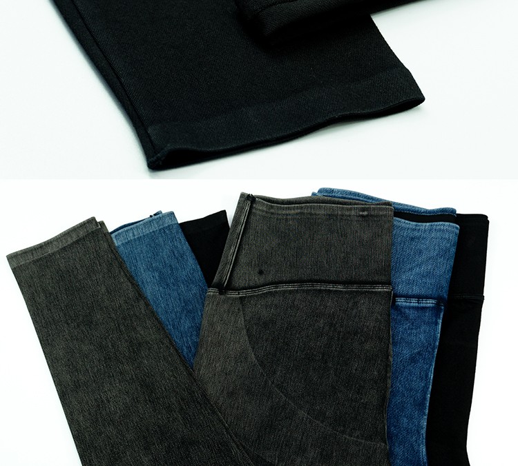 卡卡同款牛仔芭比裤女束腰高腰收腹提臀打底裤外穿紧身瑜伽骑行裤详情图11