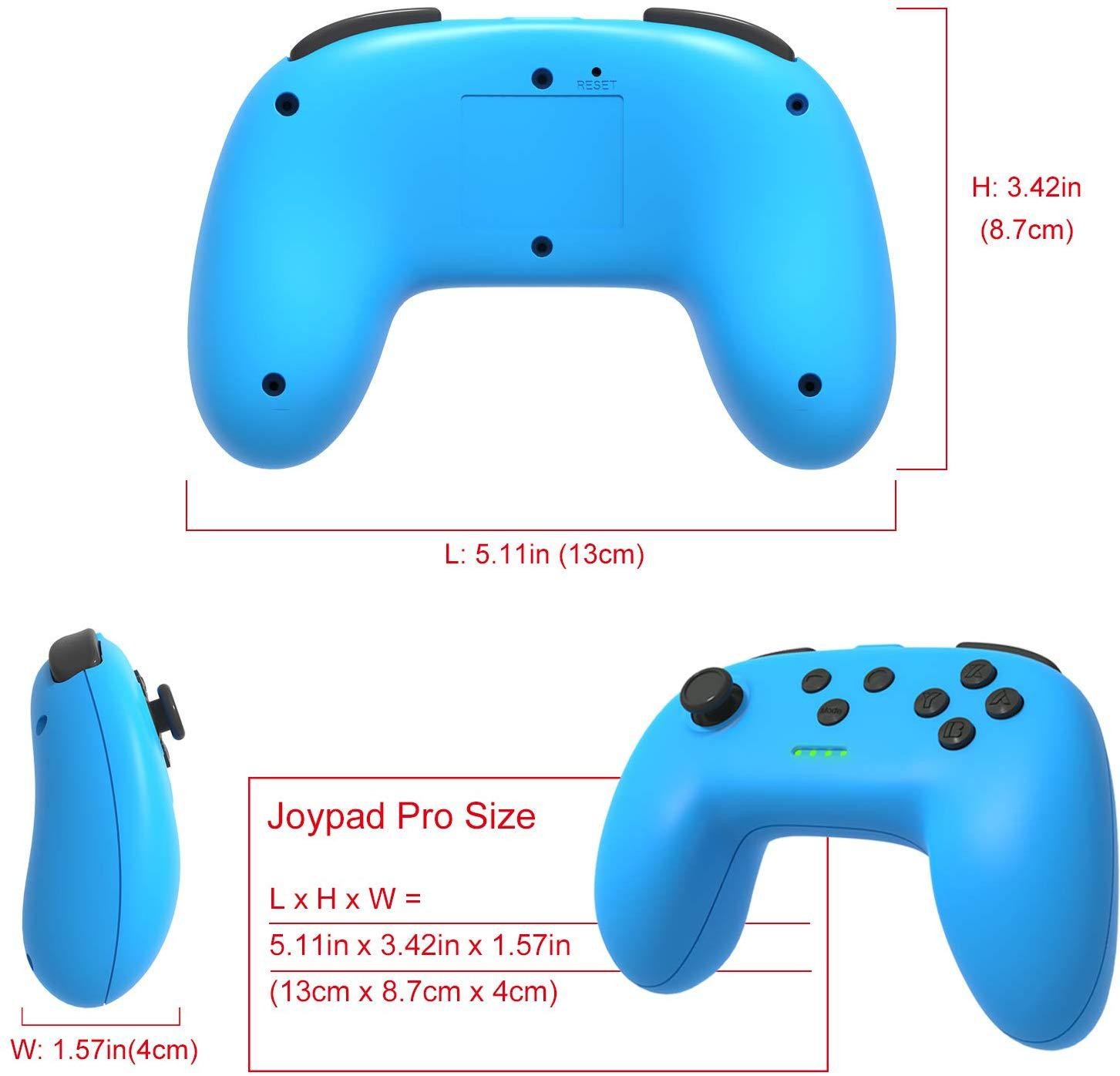 switch pro无线蓝牙游戏手柄NS lite迷你握把手把 双振动喷橡胶油详情图7