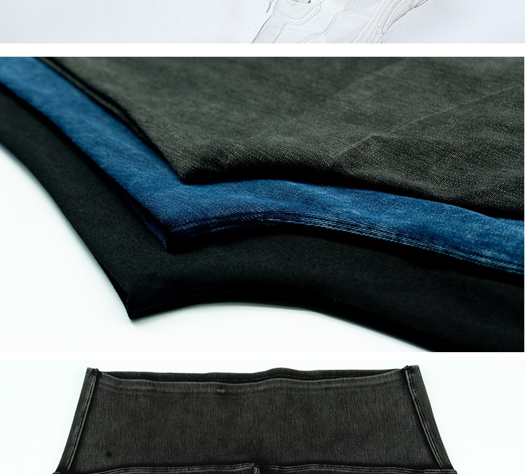 卡卡同款牛仔芭比裤女束腰高腰收腹提臀打底裤外穿紧身瑜伽骑行裤详情图5