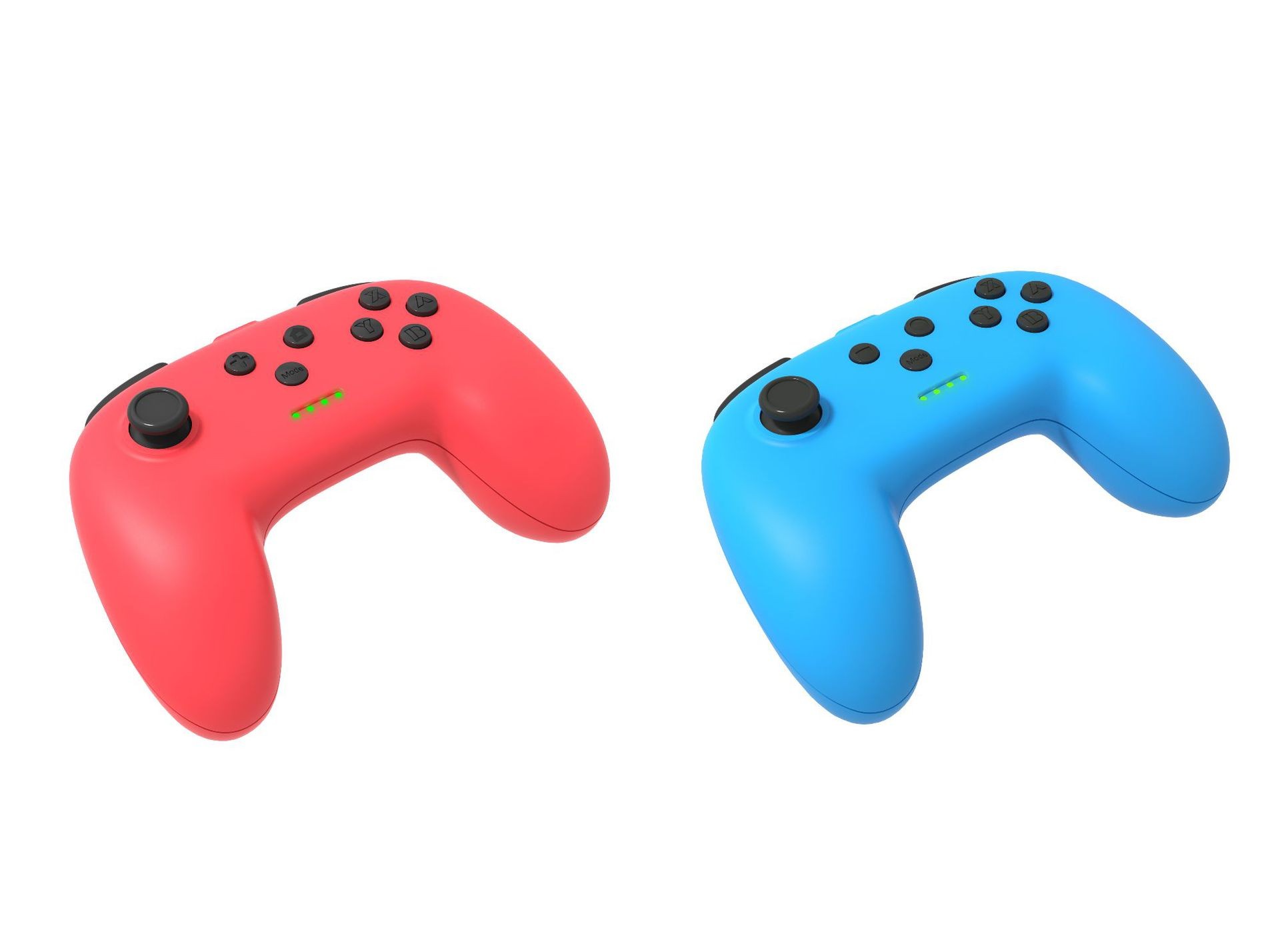 switch pro无线蓝牙游戏手柄NS lite迷你握把手把 双振动喷橡胶油详情图13