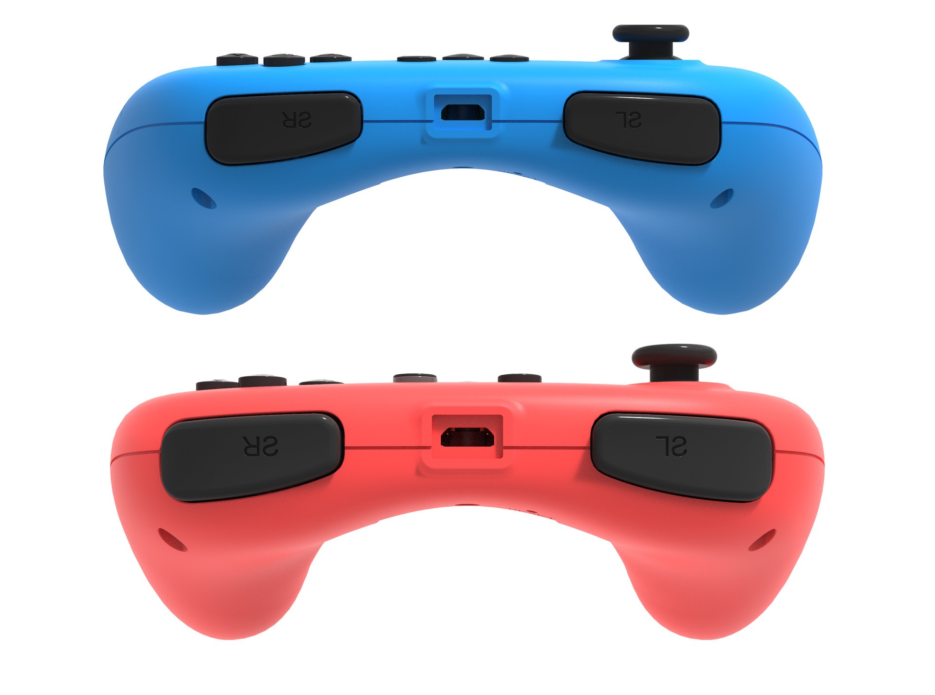 switch pro无线蓝牙游戏手柄NS lite迷你握把手把 双振动喷橡胶油详情图10