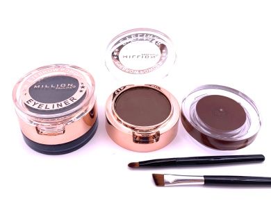 Million Pauline Direct eyeliner and eyebrow powder 2-in-1 set Specification drawing