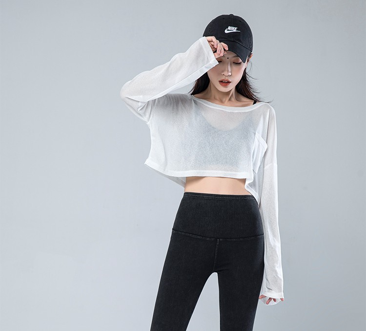 卡卡同款牛仔芭比裤女束腰高腰收腹提臀打底裤外穿紧身瑜伽骑行裤详情图1