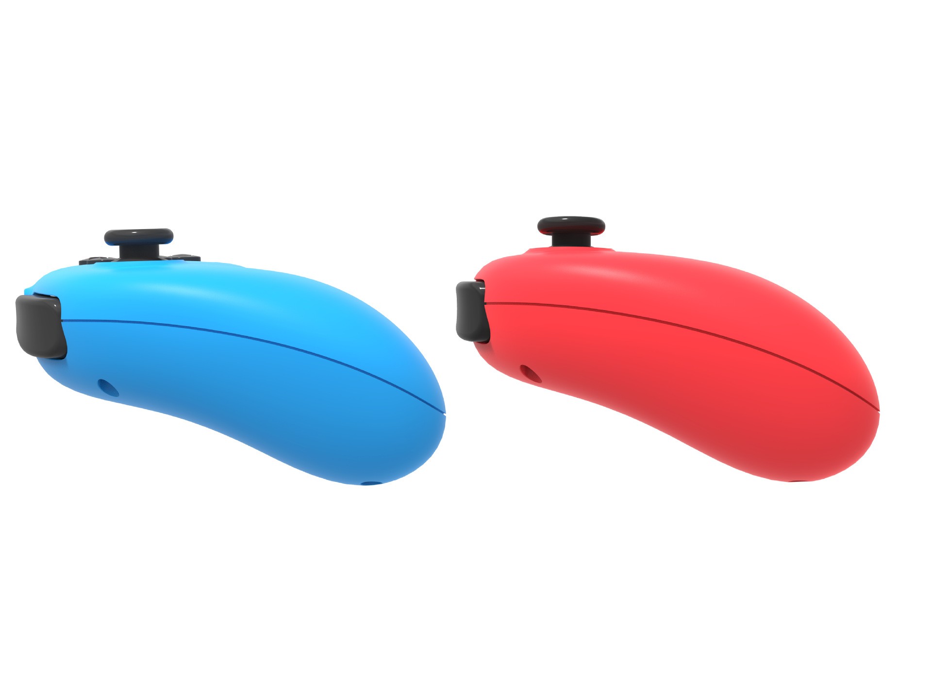switch pro无线蓝牙游戏手柄NS lite迷你握把手把 双振动喷橡胶油详情图11