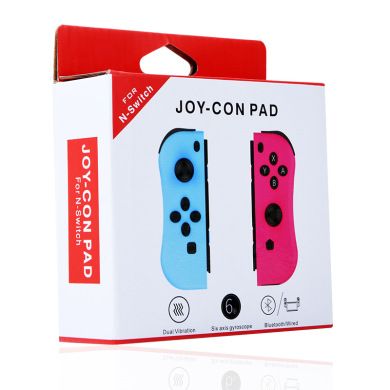 任天堂switch joy-con无线手柄NS蓝牙震动体感joy-con游戏手柄白底实物图