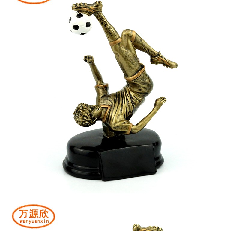 Custom-made trophies, upside-down golden hook award trophies, metal trophies, crystal awards, and football awards undefined