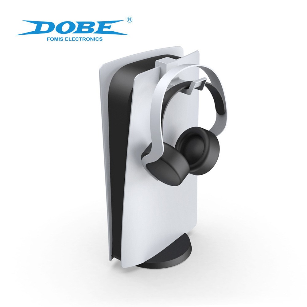 PS5游戏主机挂式支架耳机收纳挂架PS5主机侧挂架头戴式耳机挂架详情图5