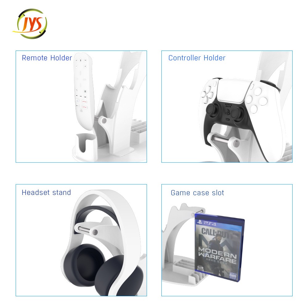 PS4/PS5/XboxSeriesX/NSPRO手柄支架游戏光盘收纳碟架遥控器支架详情图11