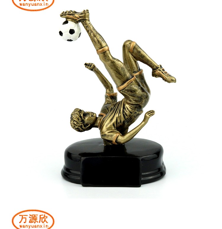 Custom-made trophies, upside-down golden hook award trophies, metal trophies, crystal awards, and football awards undefined