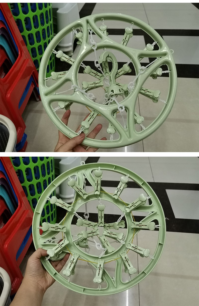 塑料家用夹晒衣架多功能晾衣架详情图4
