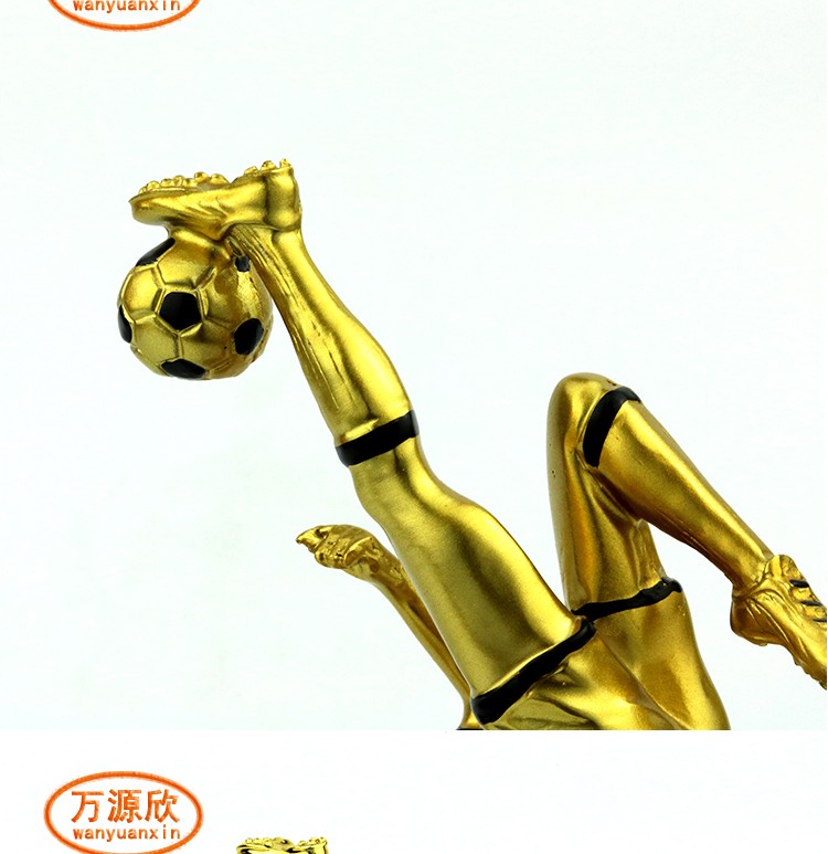 Custom-made trophies, upside-down golden hook award trophies, metal trophies, crystal awards, and football awards Item Picture