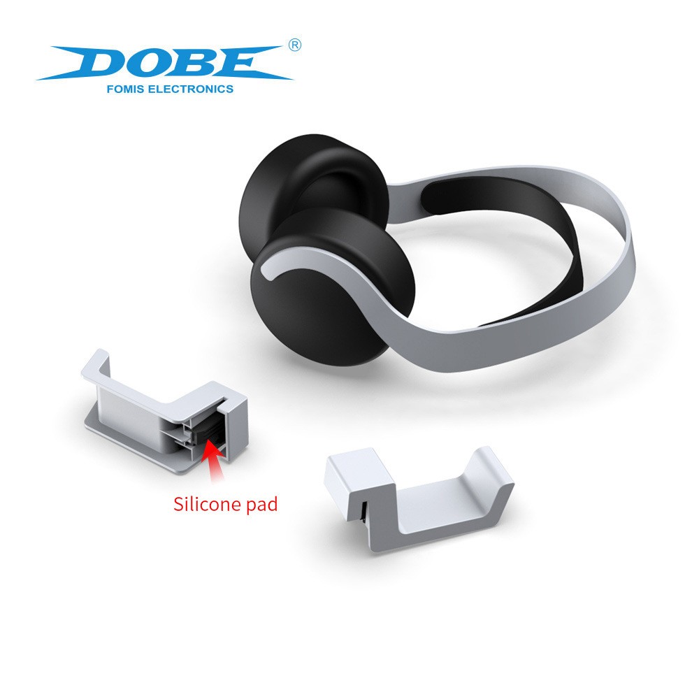 PS5游戏主机挂式支架耳机收纳挂架PS5主机侧挂架头戴式耳机挂架详情图2