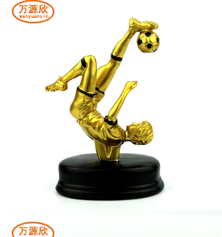 Custom-made trophies, upside-down golden hook award trophies, metal trophies, crystal awards, and football awards Application Scenario