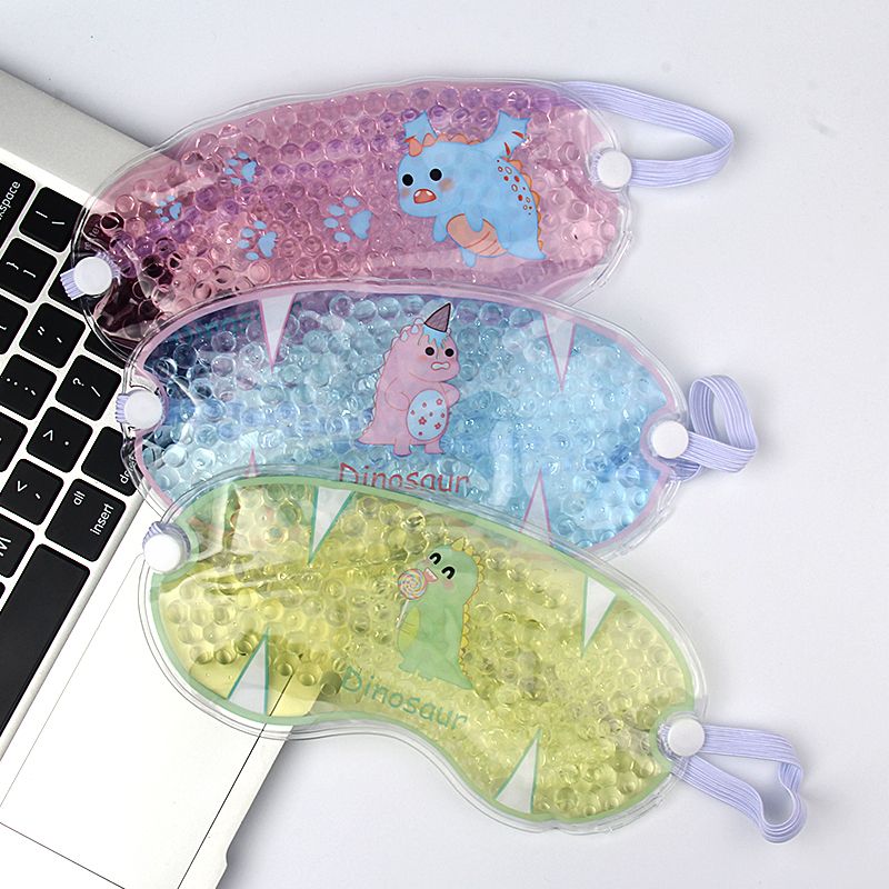 柠檬眼罩/夏季降温眼罩/零热敷眼罩白底实物图