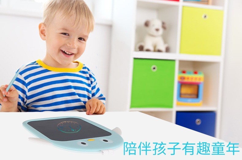 8.5寸儿童小鸡企鹅猫头鹰圣诞卡通液晶手写板儿童写字板彩色画板详情图4