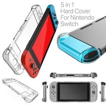 Nintendo switch Case Crystal clear shell NS hard case silicone handle shell accessories