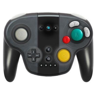 The new switch PRO gamepad supports TURBO burst shooting, has NFC functionality and supports amiibo Application Scenario