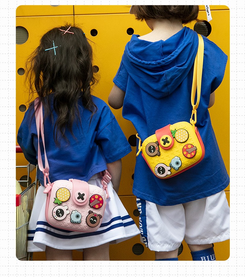 2021新款K11款潮流儿童DIY挎包 时尚儿童卡通斜挎包 宝宝手提背包详情图16