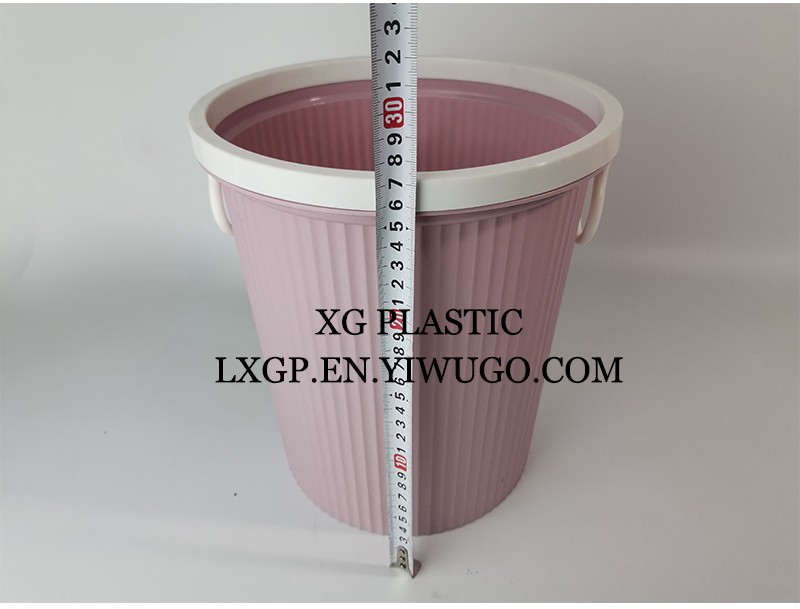 居家家用塑料垃圾桶带压圈客厅创意可爱大容量垃圾桶详情图8