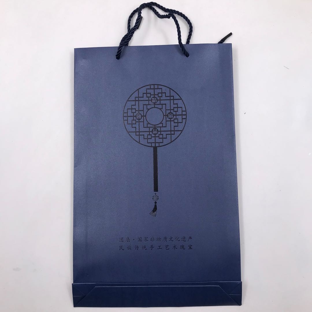 绣花团扇礼品盒礼品袋扇子盒子袋子绣包装盒团扇宫扇扇袋详情图8