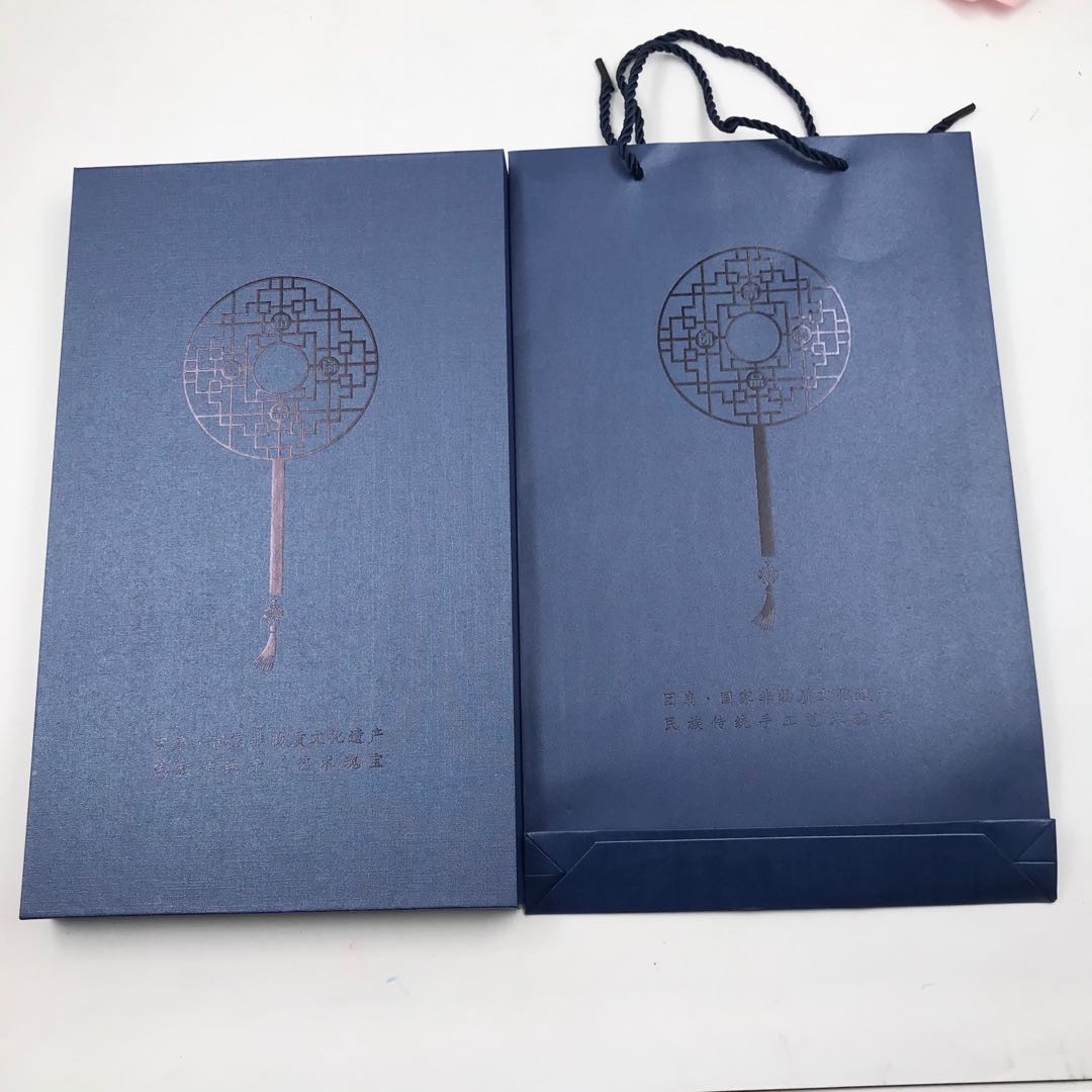 绣花团扇礼品盒礼品袋扇子盒子袋子绣包装盒团扇宫扇扇袋详情图7