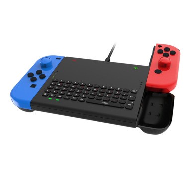 Switch JOY-CON 有线键盘聊天 m线可接底座 NS掌机游戏机周边游戏详情图1