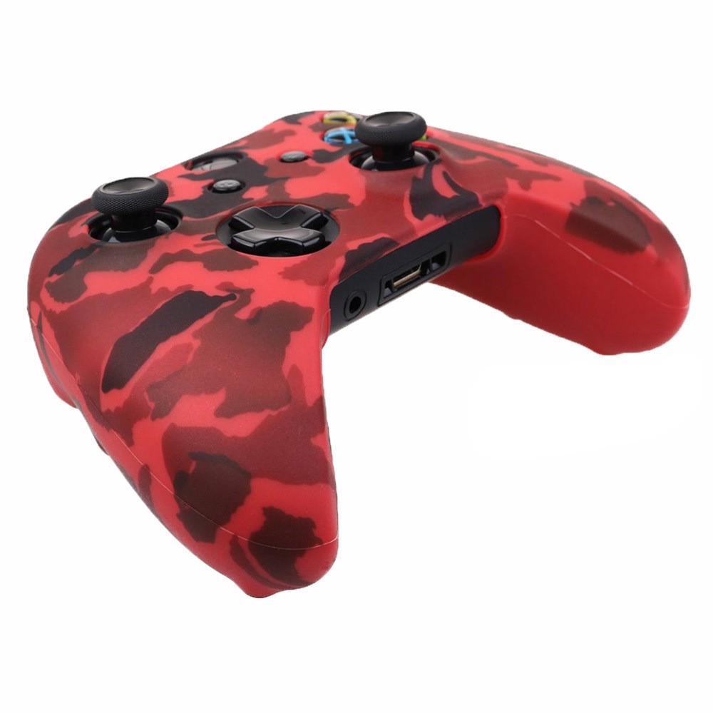 XBOX ONE/XBOX ones Camouflage smooth silicone case Protective case Controller case with joystick cap included detail image 4