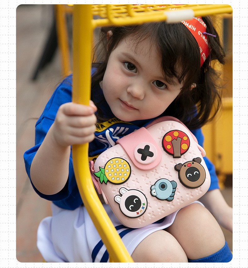 2021新款K11款潮流儿童DIY挎包 时尚儿童卡通斜挎包 宝宝手提背包详情图15