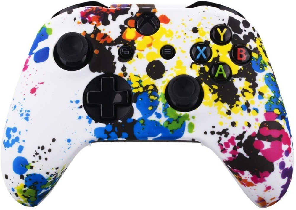 XBOX ONE/XBOX ones Camouflage smooth silicone case Protective case Controller case with joystick cap included detail image 12