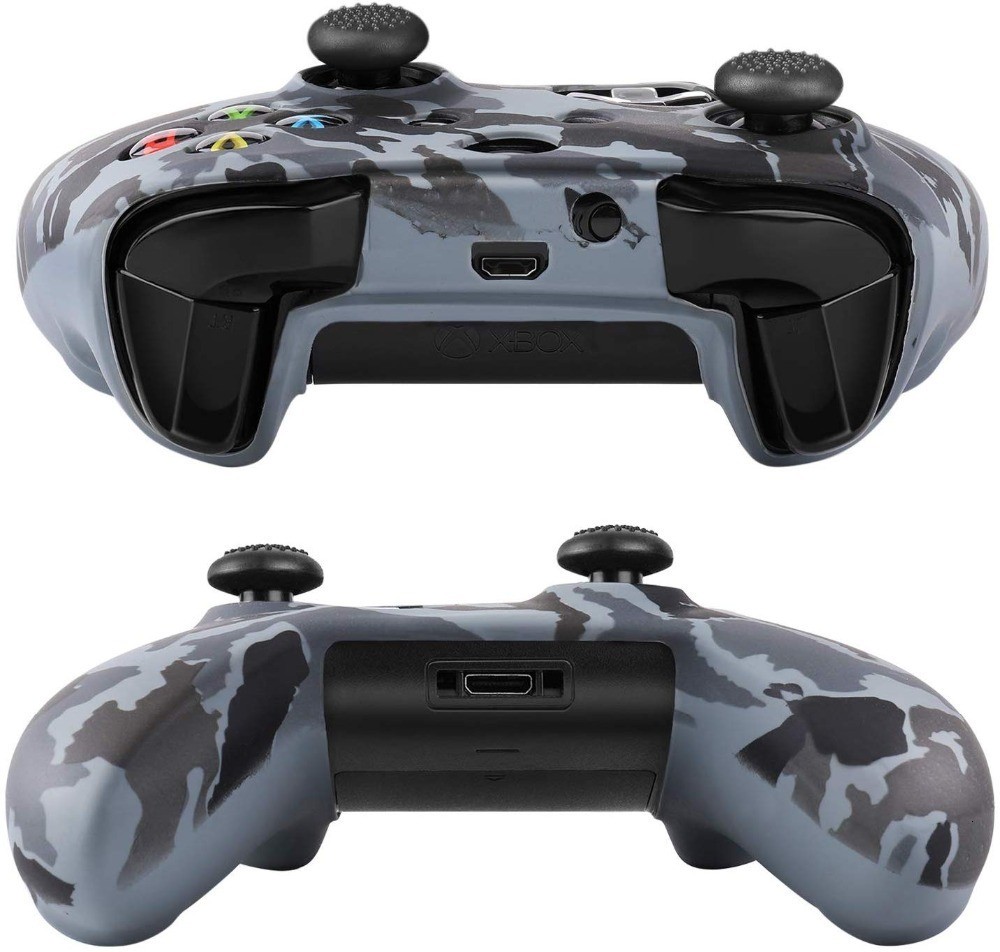 XBOX ONE/XBOX ones Camouflage smooth silicone case Protective case Controller case with joystick cap included detail image 9