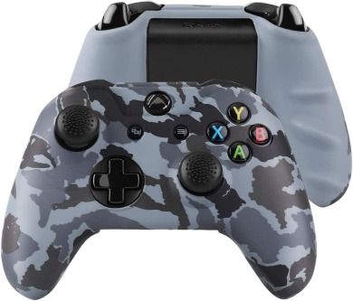 XBOX ONE/XBOX ones Camouflage smooth silicone case Protective case Controller case with joystick cap included Application Scenario