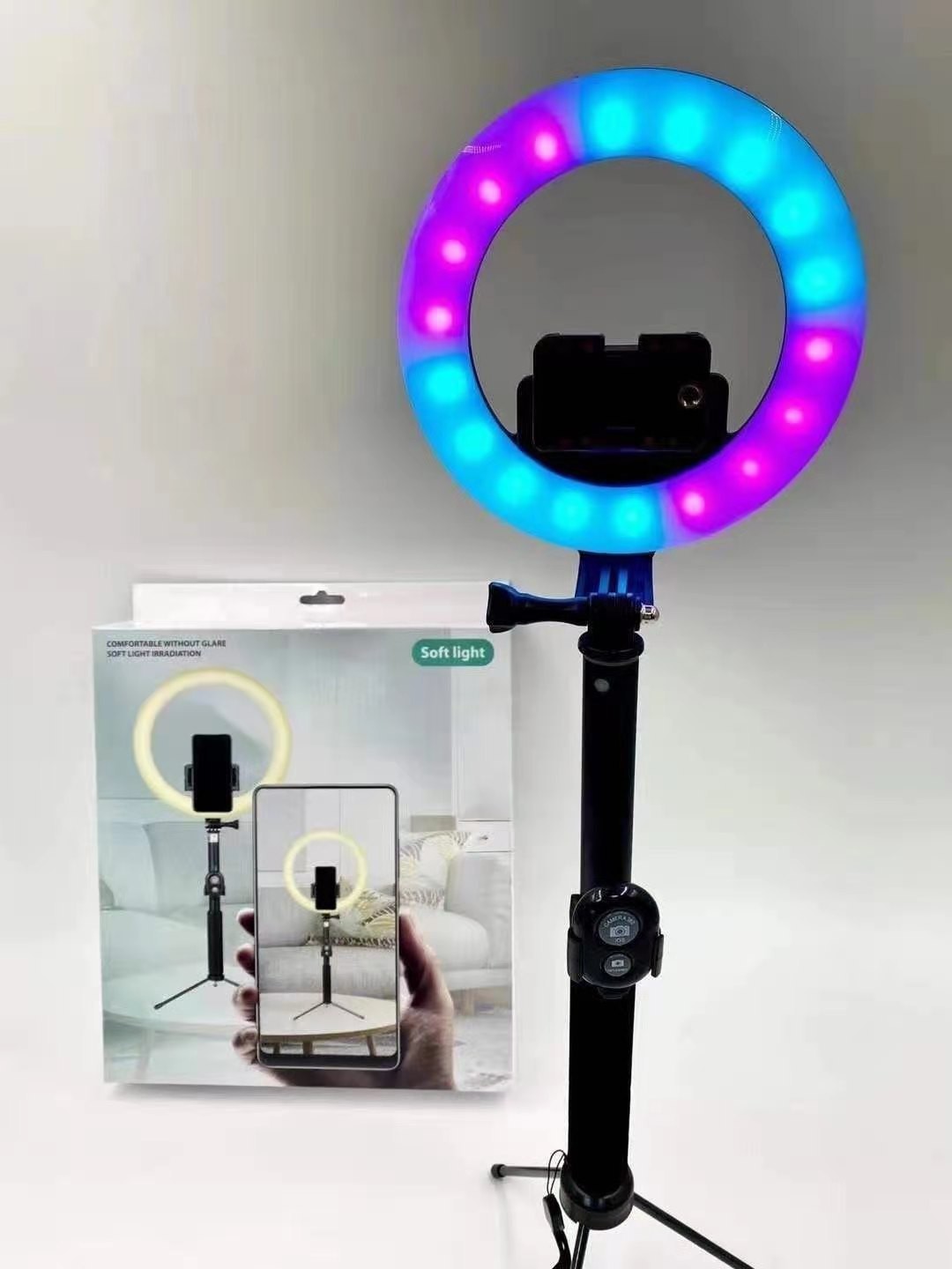 2021 New style fill light, 9-level adjustable fill light for Internet celebrity live-streamers, photography fill light detail image 5