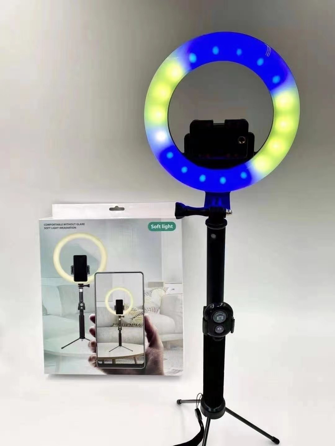 2021 New style fill light, 9-level adjustable fill light for Internet celebrity live-streamers, photography fill light detail image 1