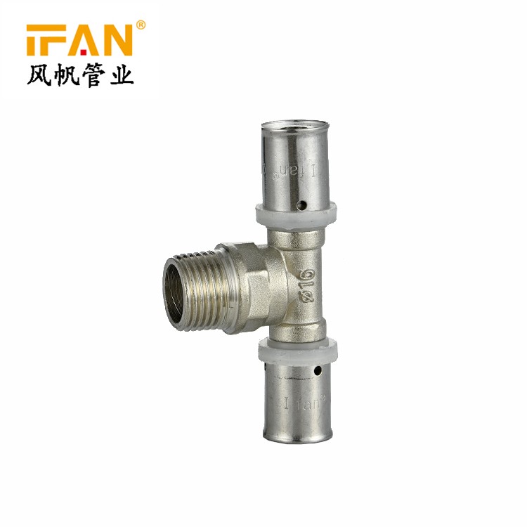 IFAN compression fitting Male Tee T25×3/4M detail image 1