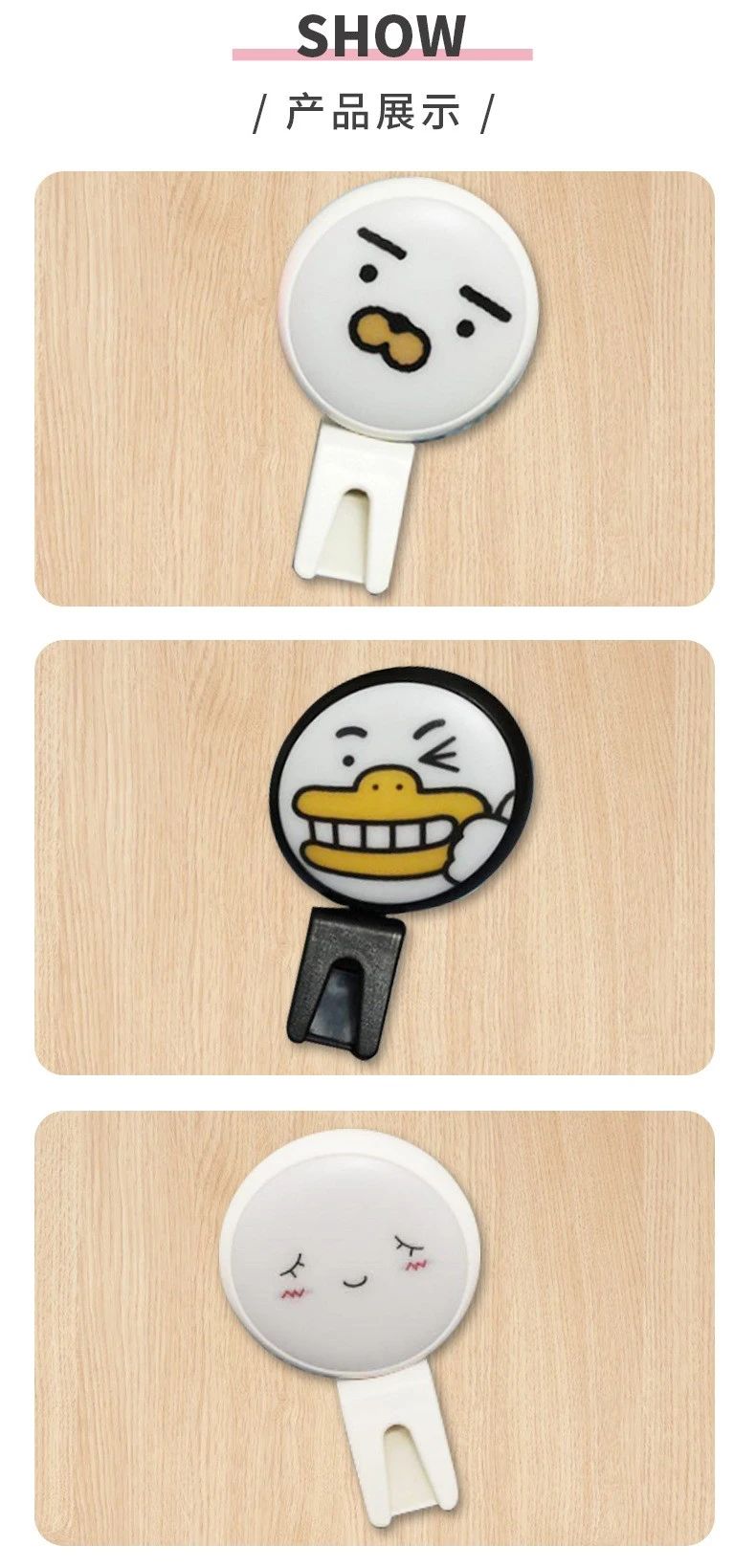 Creative expression fill light for mobile phones, rechargeable fill light for mobile phones, live streaming shooting light, circular flash detail image 5