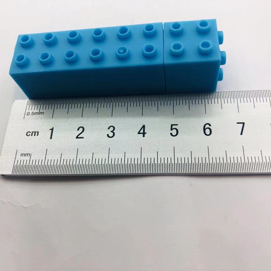 儿童涂鸦乐高荧光笔方块积木造型可拼搭荧光标记笔小号积木笔详情图6