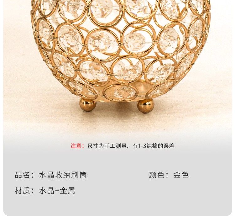 European-style crystal balls are selling well for parties, weddings, retro candlesticks, electroplated ironwork, creative decorative items, hollowed-out vases, candle cups detail image 8