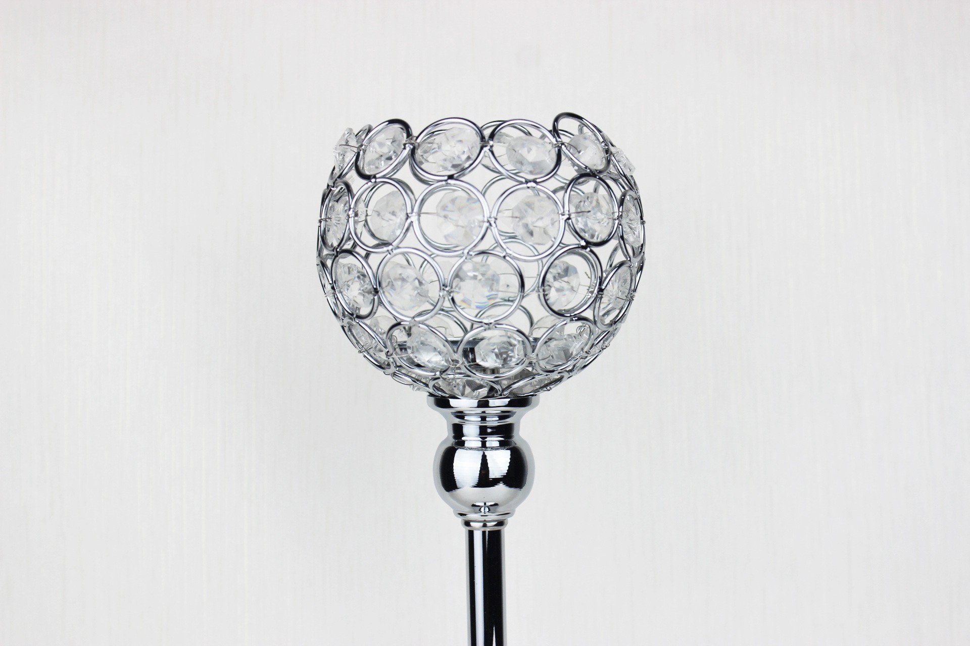 Creative single-head European crystal candlestick ornaments, hotel decoration items, romantic candlelight dinner detail image 2