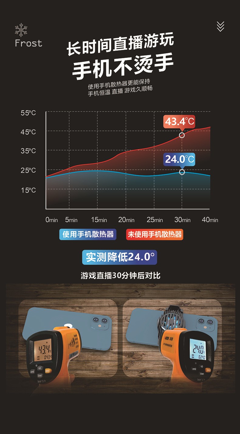 2021跨境新款全金属X5半导体手机吃鸡手柄 手机游戏降温散热神器详情图15