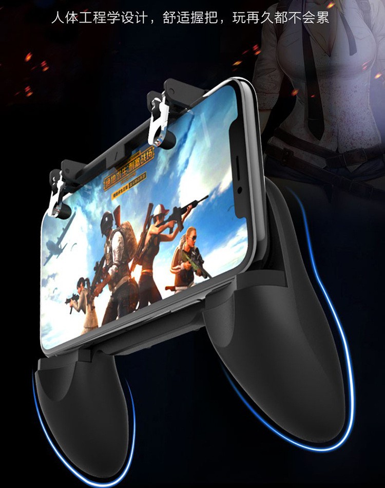 w11 mobile phone PUBG magic tool handle SP positioning r11 buttons four and six fingers to eat PUBG detail image 5