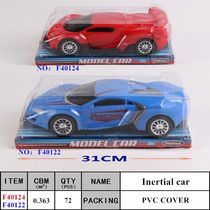 Car toy car inertial car racing car sports car toy boys children children creative simulation toy car model car wholesale cross-border F40124