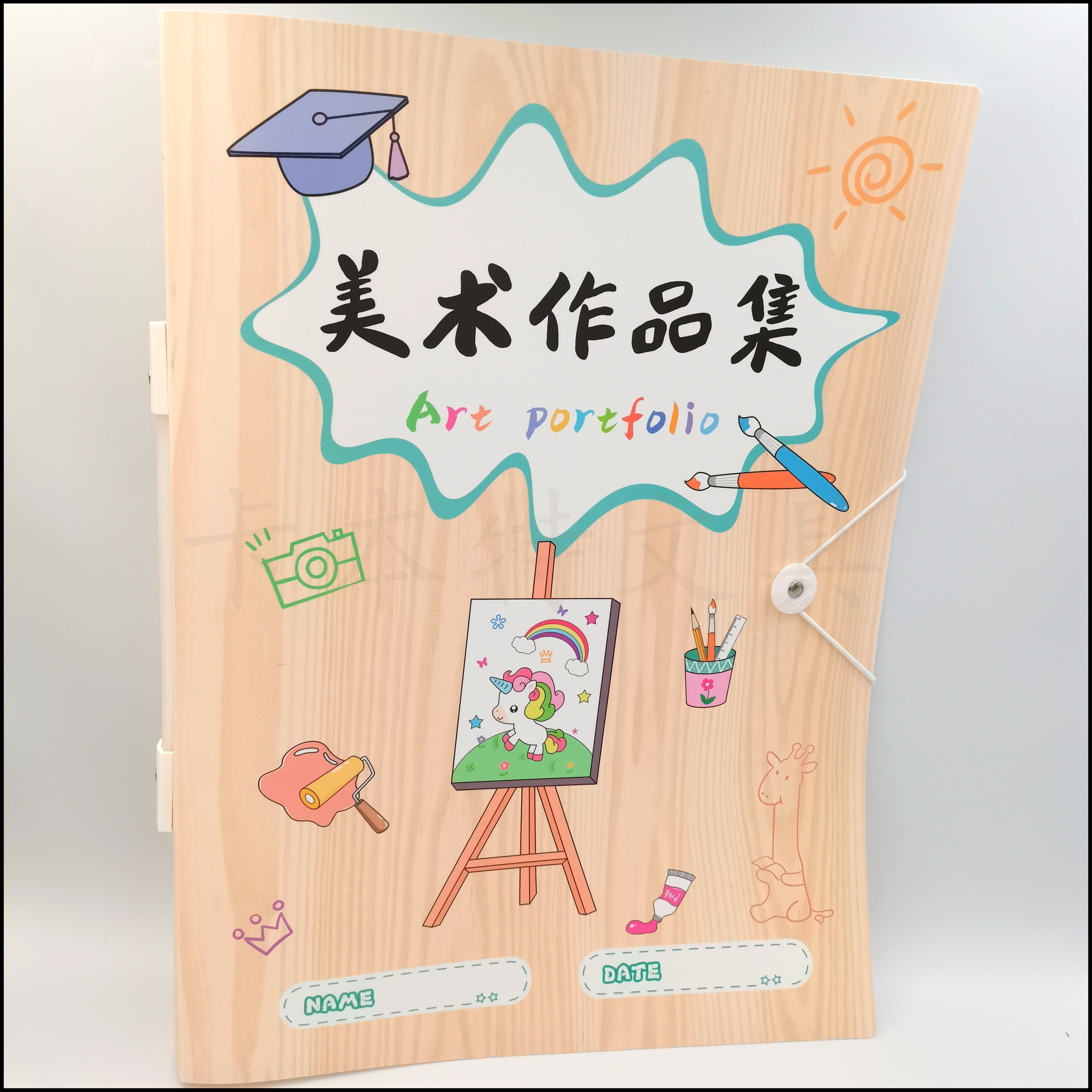 学生a3资料册厂家直销30页带手提画册 插页文件夹 绘画图纸收纳袋详情