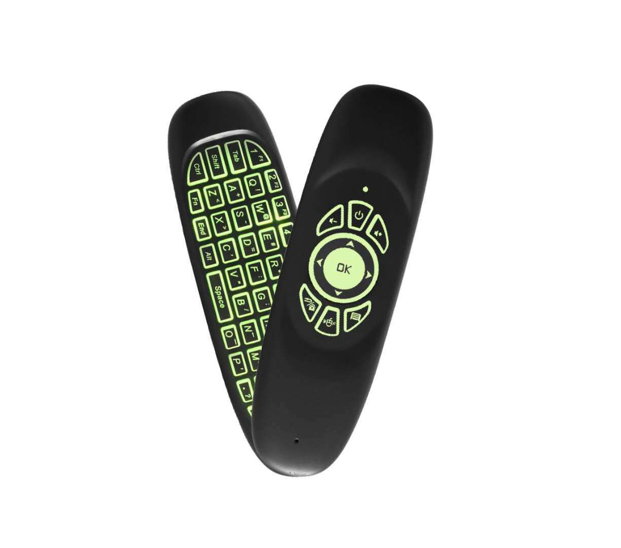 c120 飞鼠 2.4G无线空中飞鼠 安卓遥控器 键盘C120 语音详情图4