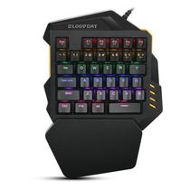 G94 one-handed keyboard colorful backlit mechanical game keyboard eat chicken hand game computer general cross-border direct sales