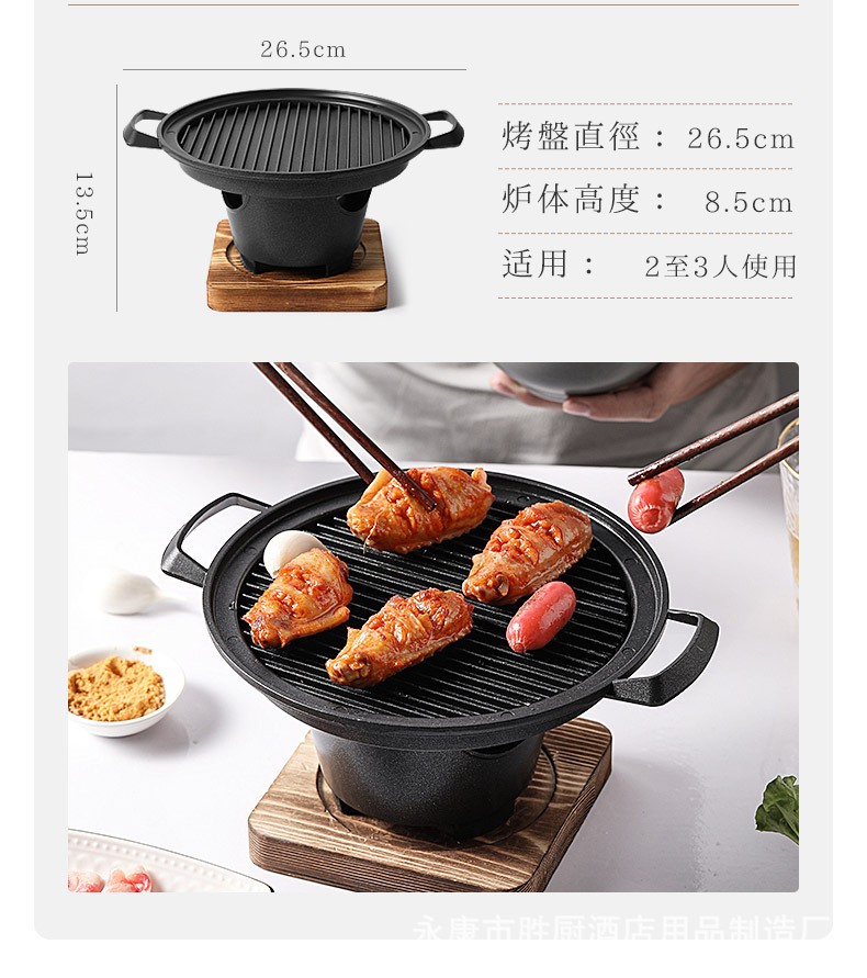 Model A: Triangular oven + small mini baking tray + wooden board detail image 4