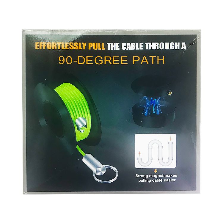 Magnetic nylon pipe dark wire threading machine Wire and cable magnetic string wire puller electrician new model