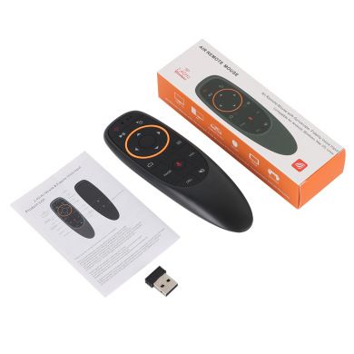 G10S 语音飞鼠G10 vioce air mouse 2.4G无线智能语音遥控器热销白底实物图